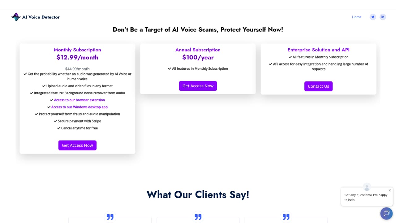 AI Voice Detector - Screenshot 2