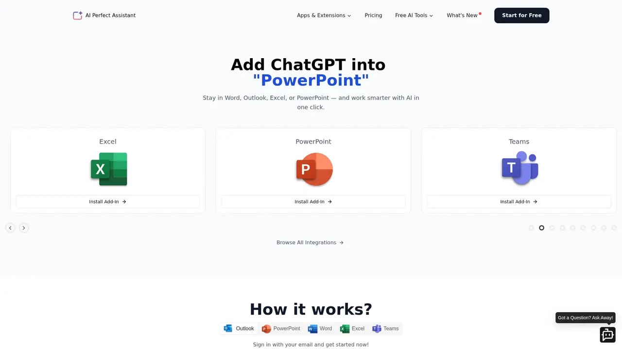 AI Perfect Assistant - Main Image