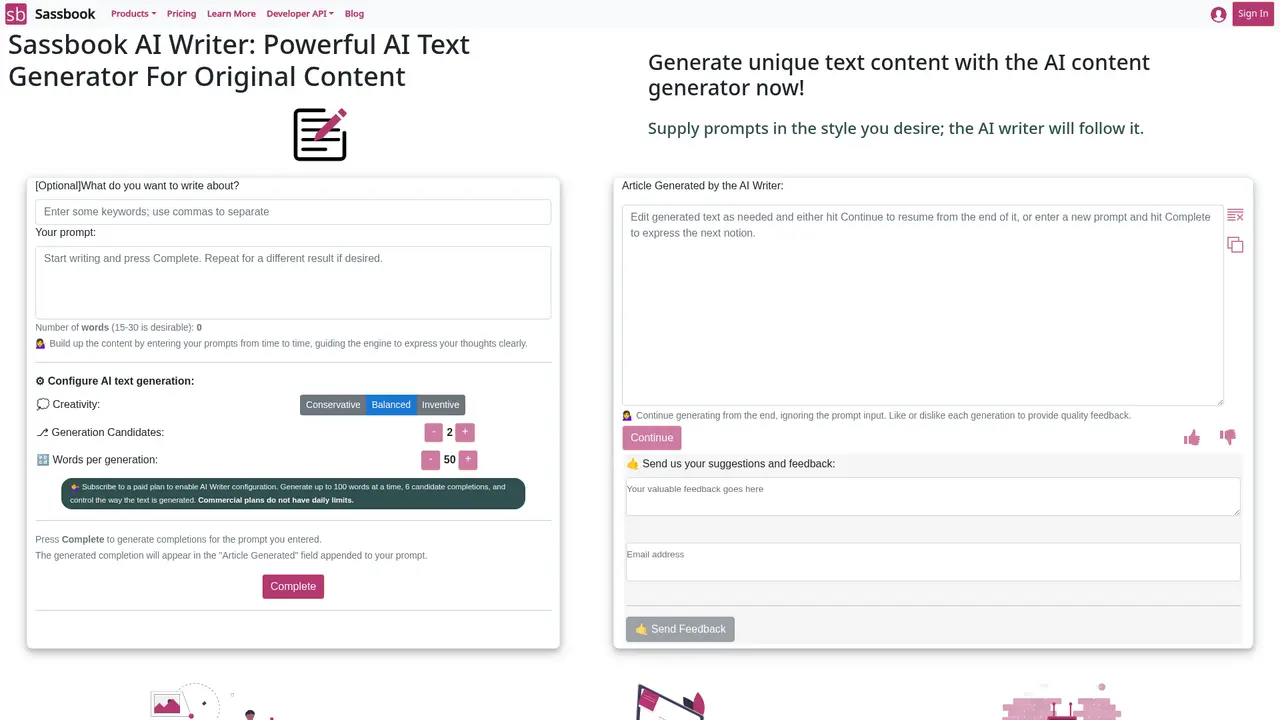 Sassbook AI - Screenshot 4