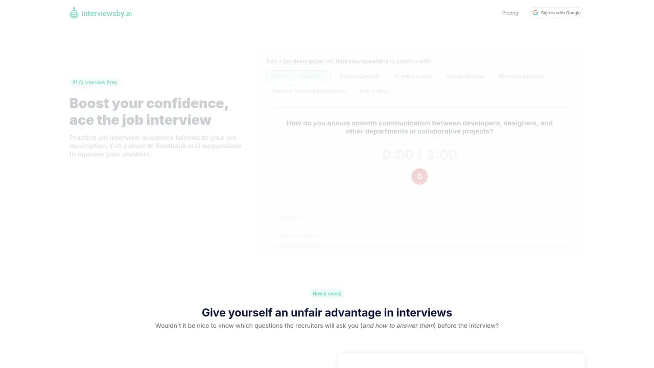 Interviews by AI - Main Image