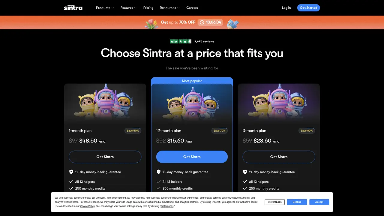 Sintra AI - Screenshot 2