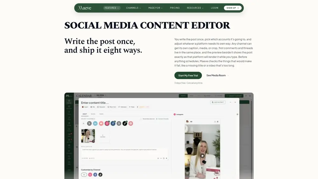 Maeve Social - Screenshot 2