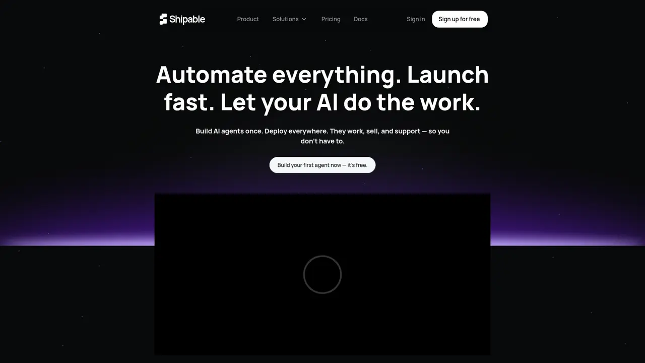 Shipable.ai - Main Image