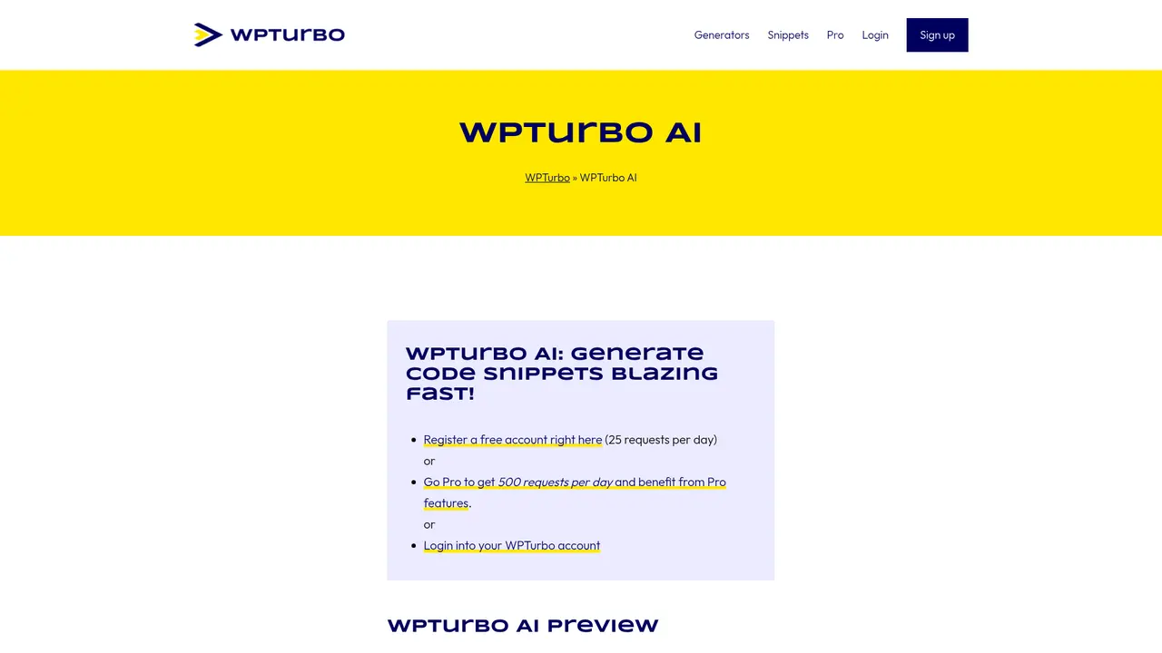 WPTurbo - Screenshot 3