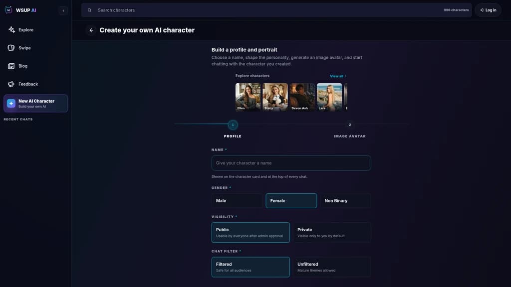 WSUP AI - Screenshot 2