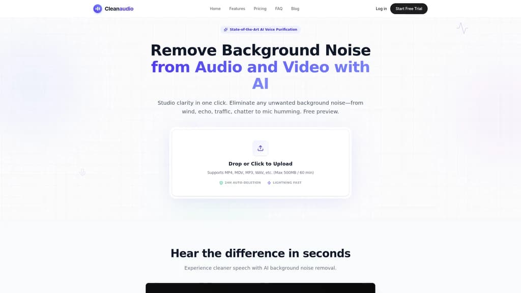 CleanAudio - Screenshot 2