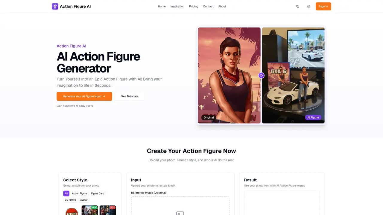 Action Figure AI - Main Image