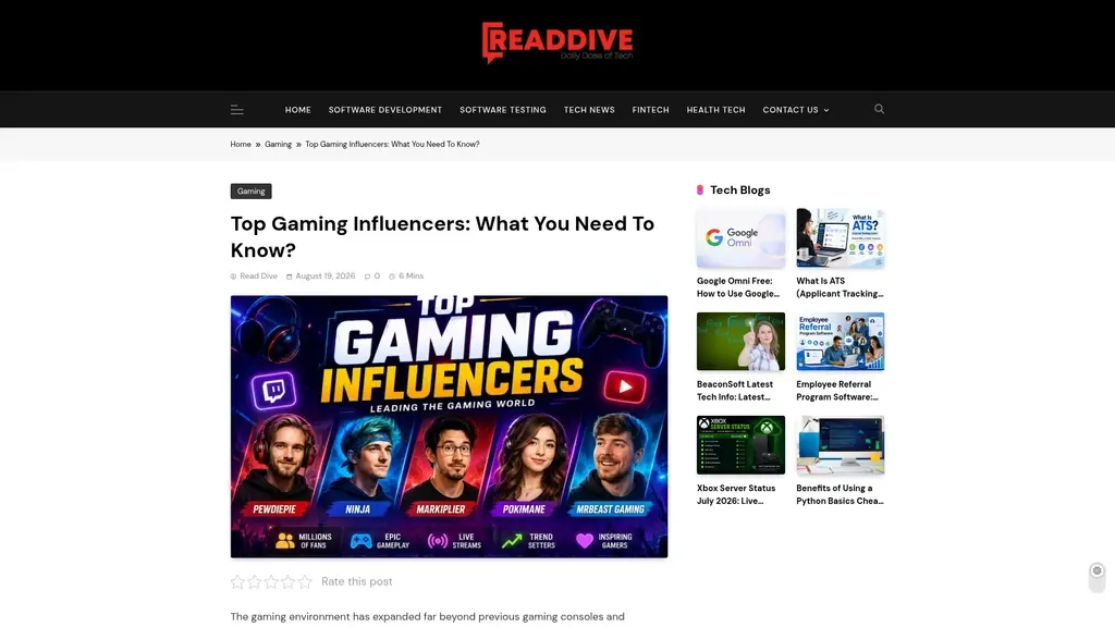 Readdive - Screenshot 3