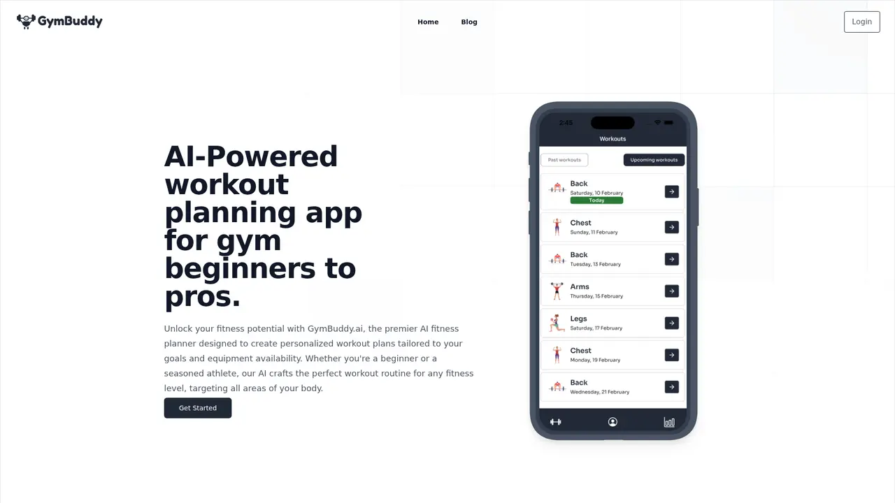 GymBuddy.ai - Main Image
