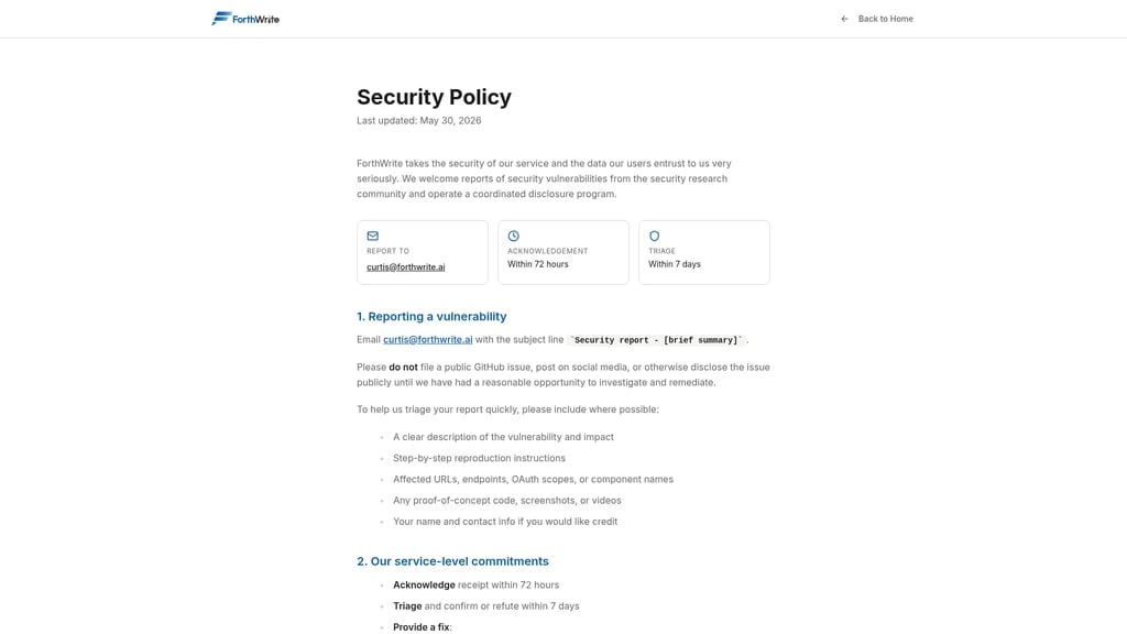 ForthWrite - Screenshot 3