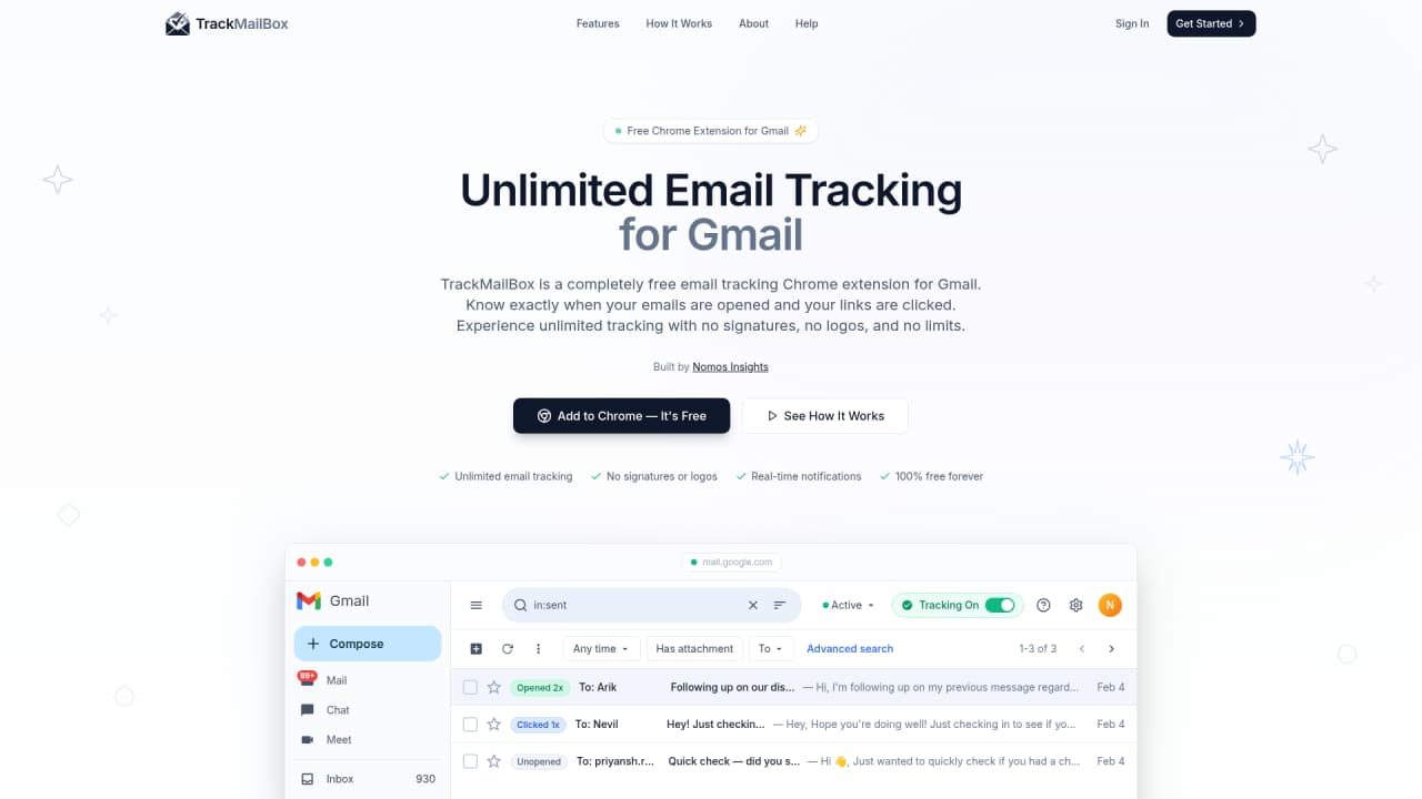 TrackMailBox - Main Image