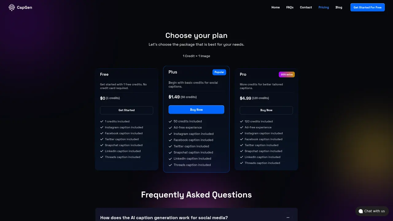 CapGen - Screenshot 2