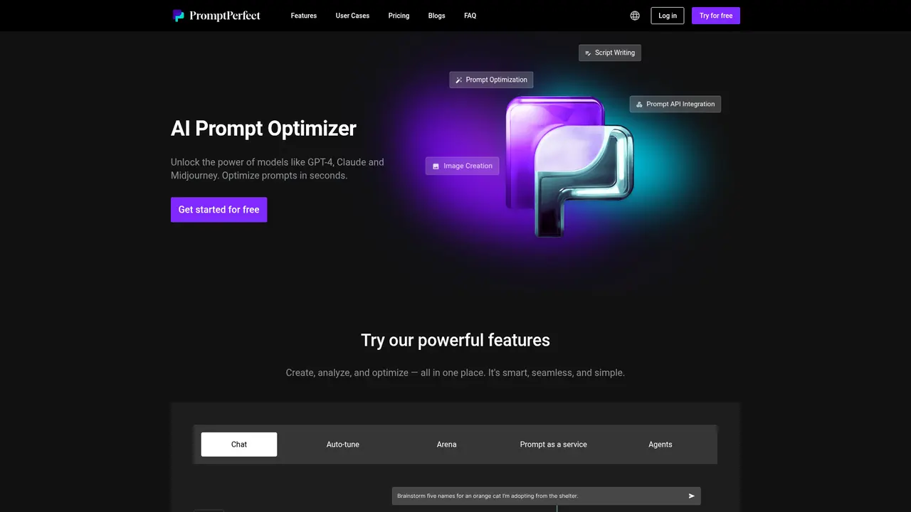 PromptPerfect - Main Image