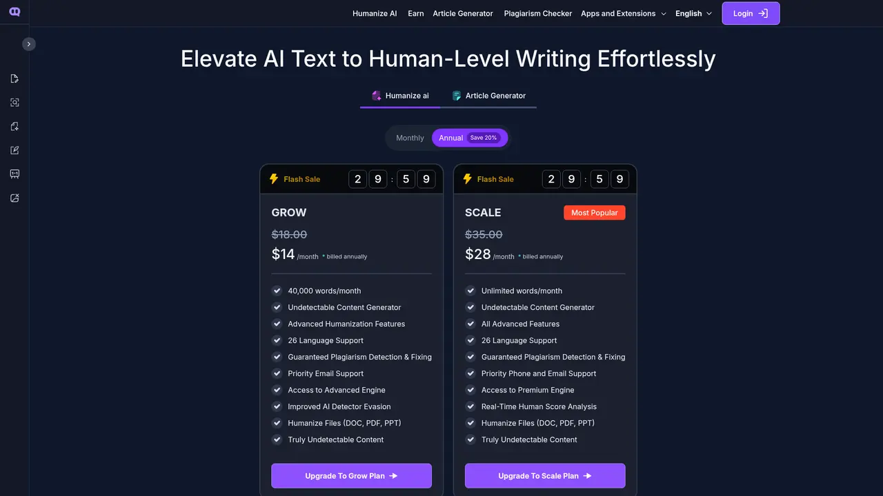 Humanize AI Text - Screenshot 2