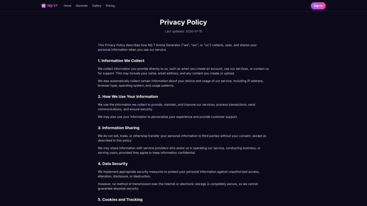 Niji V7 - Screenshot 4