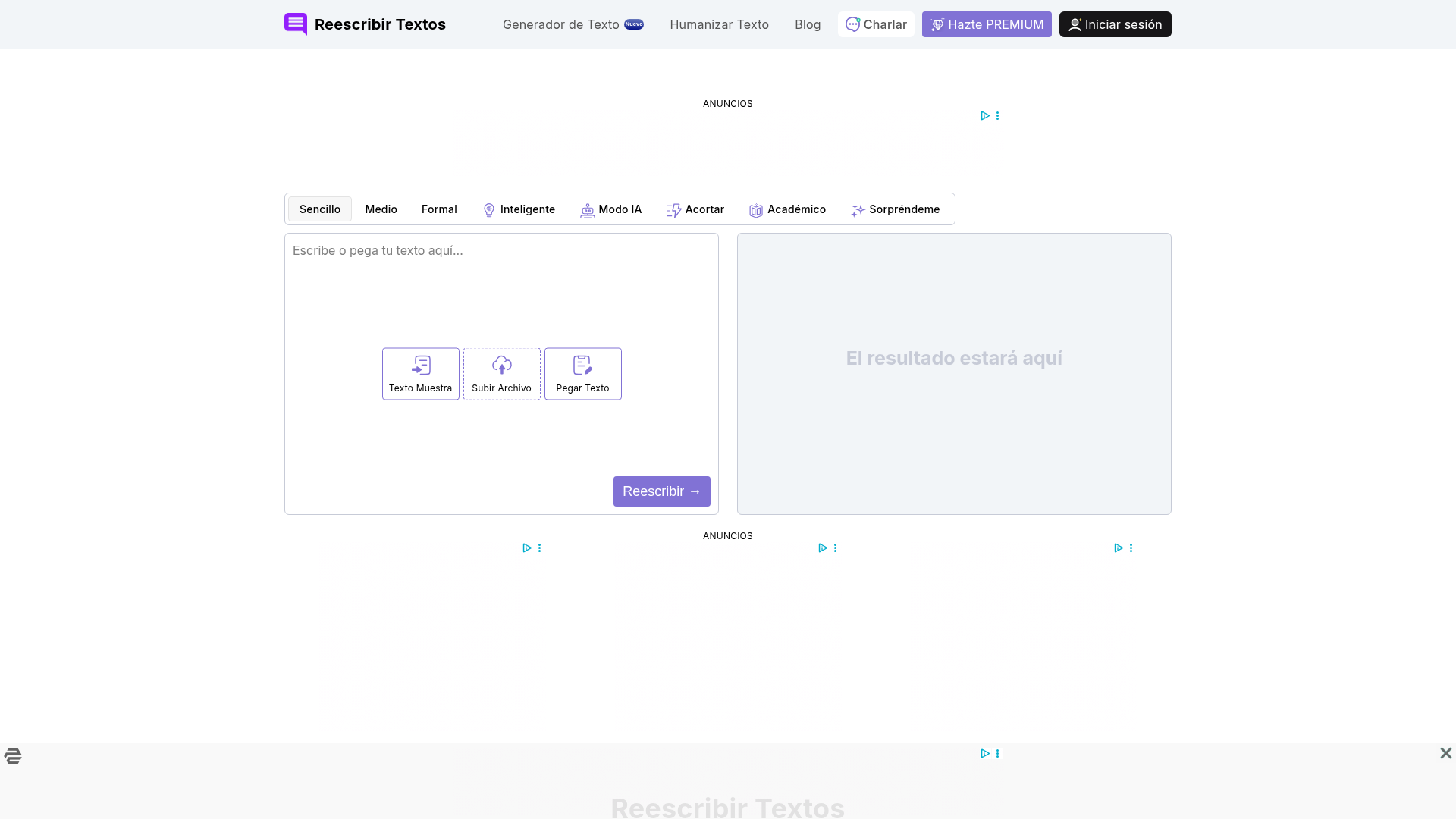 Reescribir Textos - Main Image