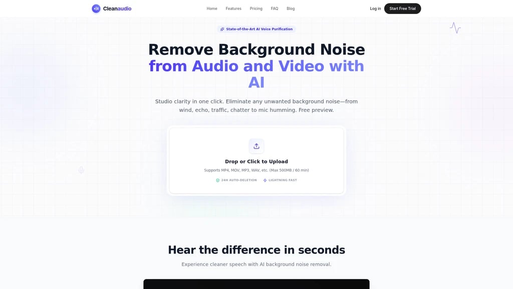 CleanAudio - Main Image