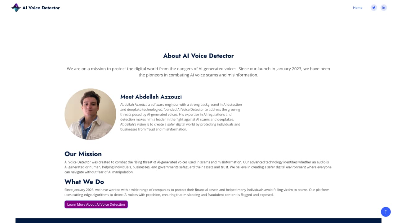 AI Voice Detector - Screenshot 3