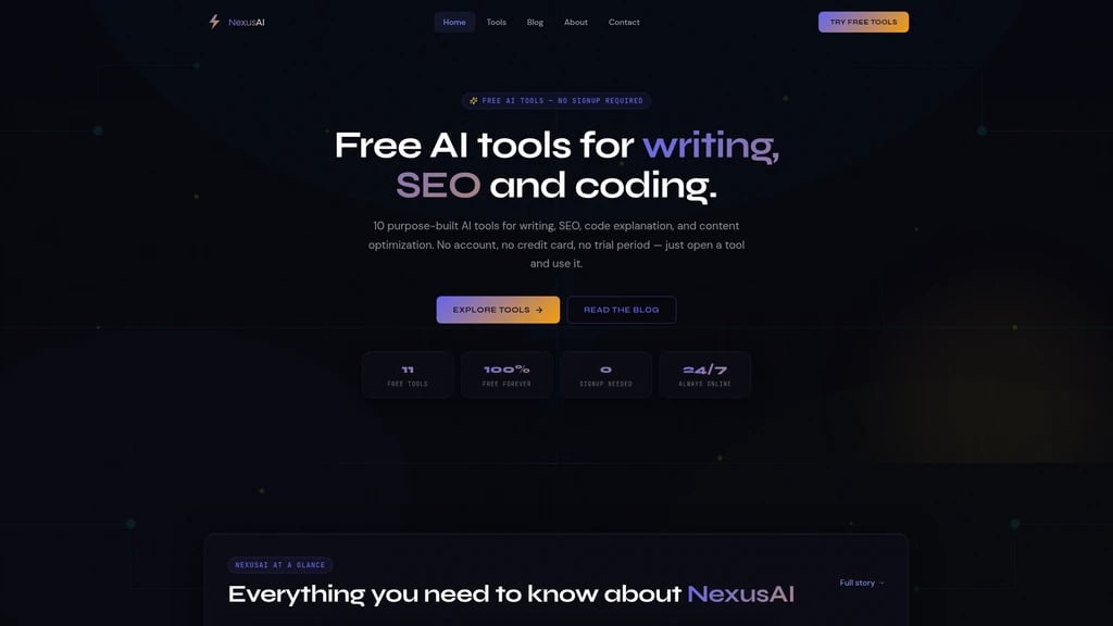 NexusAI - Main Image