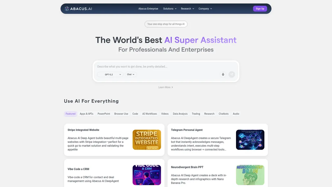 Abacus.AI - Main Image