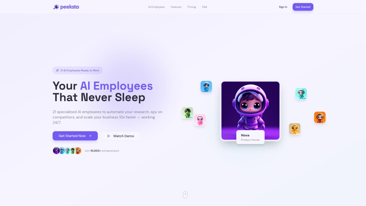 Peeksta - Screenshot 2