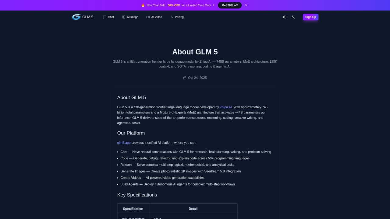 GLM 5 - Screenshot 3