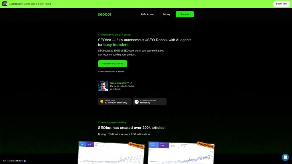 SEObot - Main Image