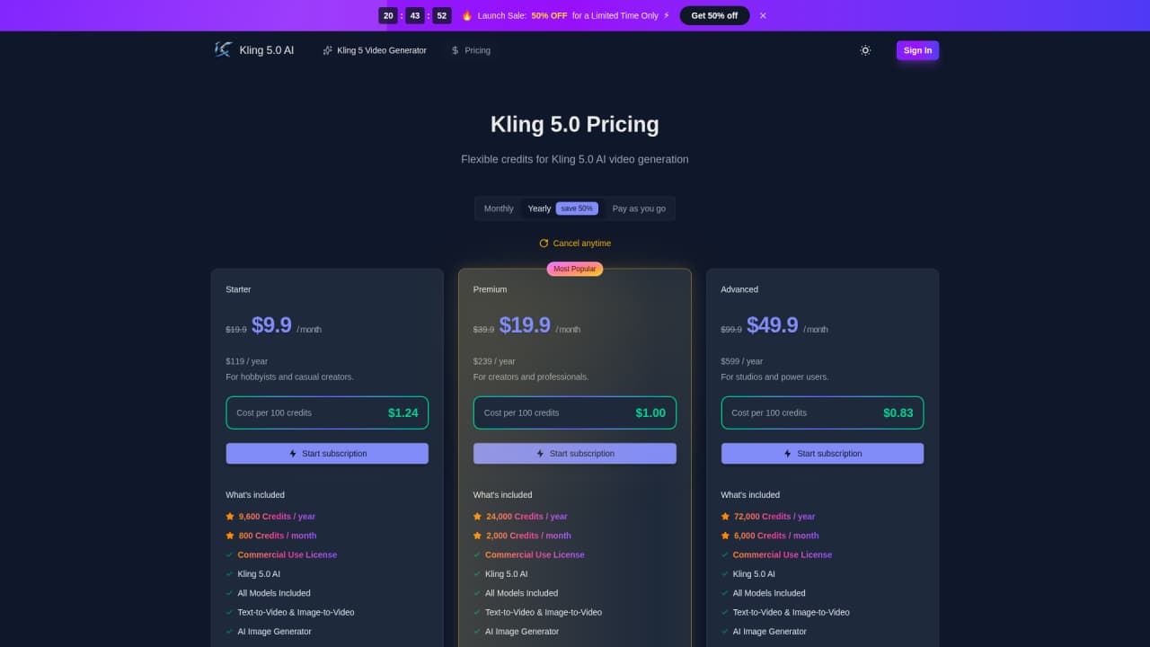 Kling 5.0 AI - Screenshot 2