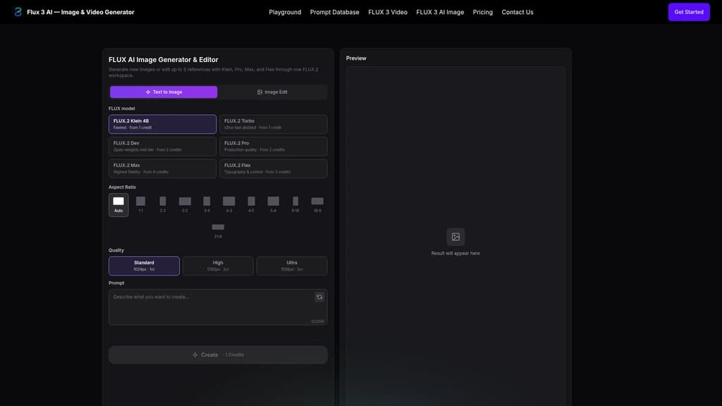 Flux 3 AI — Image & Video Generator - Screenshot 3