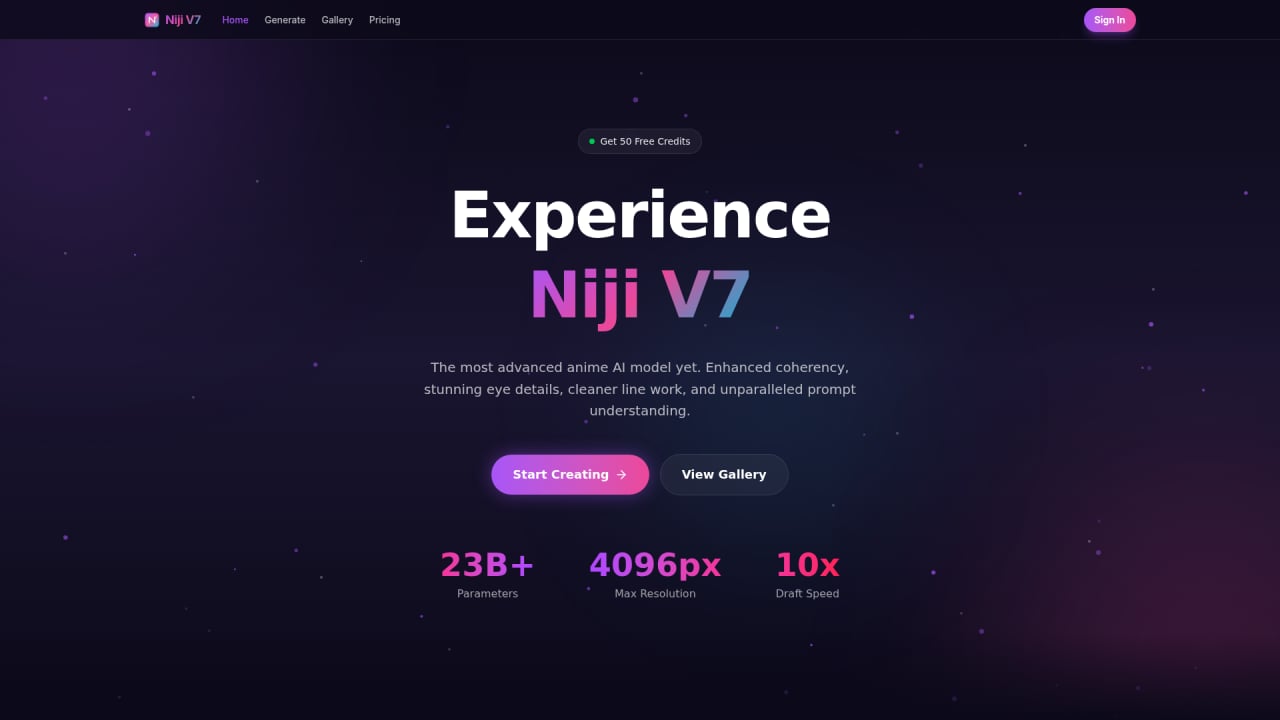 Niji V7 - Main Image