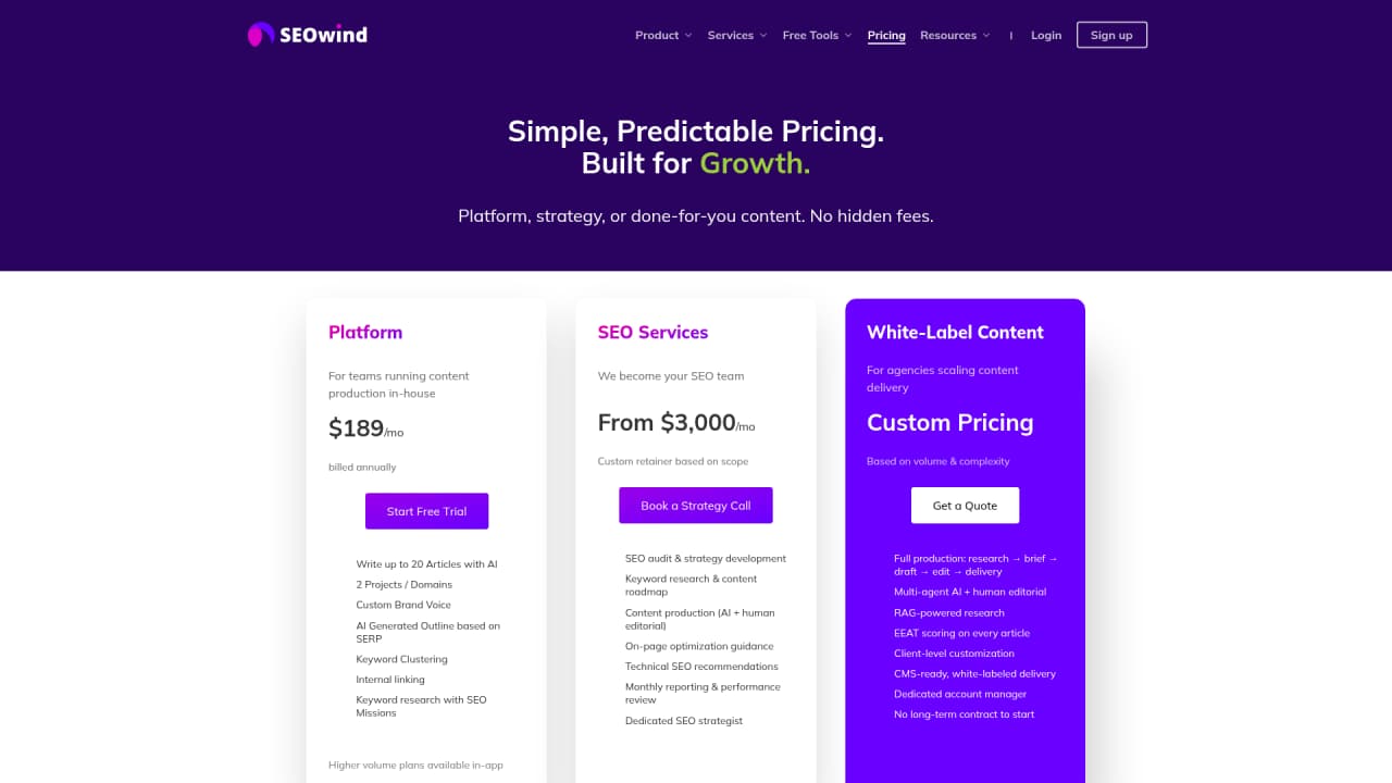 SEOwind - Screenshot 2