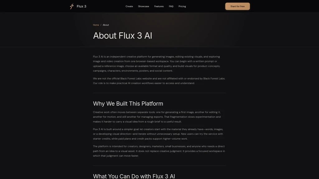 Flux 3 AI - Screenshot 3