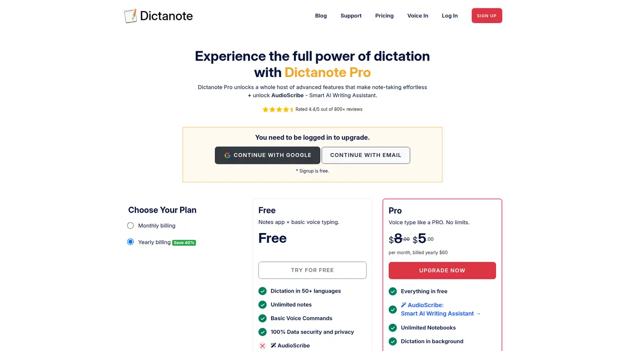 Dictanote - Screenshot 3
