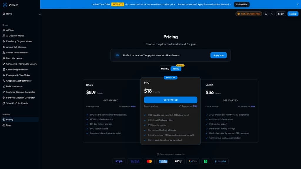 Vizcept - Screenshot 2