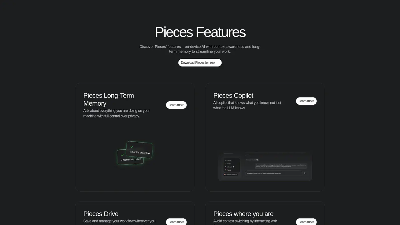 Pieces - Screenshot 2
