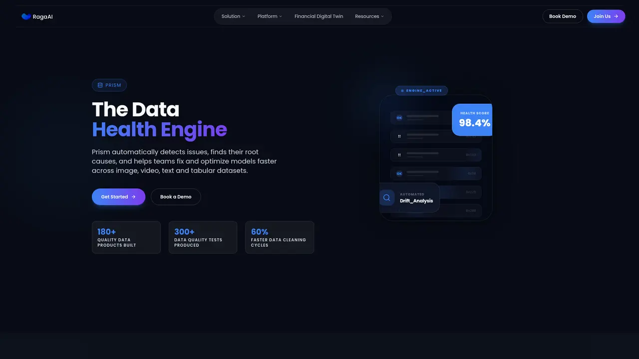 RagaAI - Screenshot 2