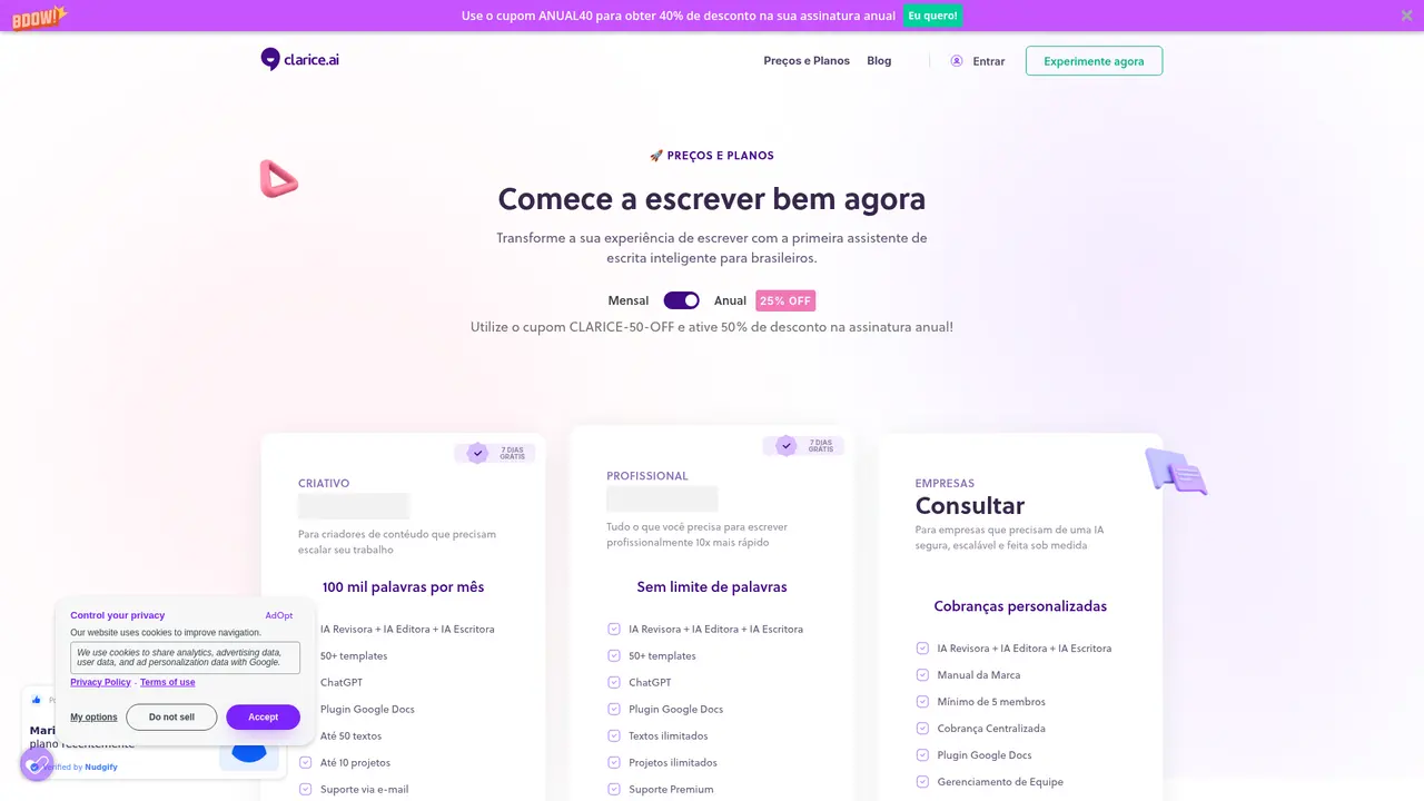 Clarice.ai - Screenshot 2