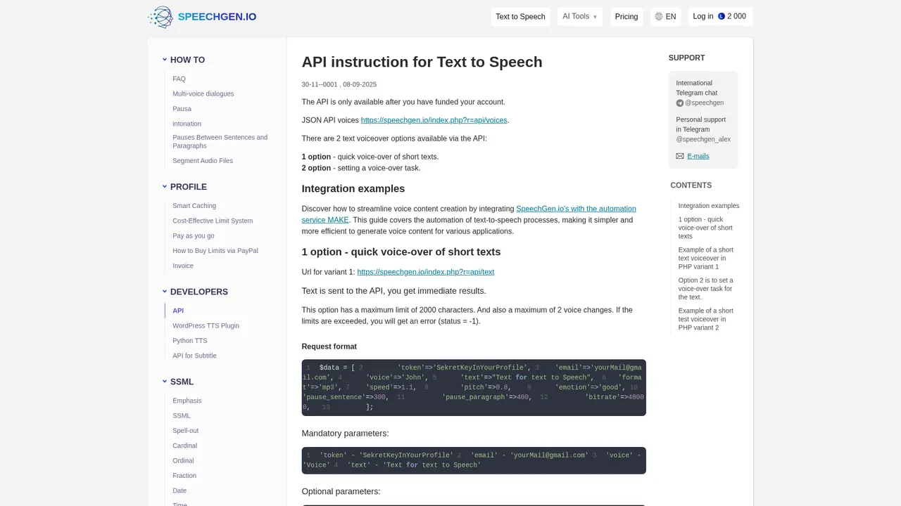 SpeechGen.io - Screenshot 4