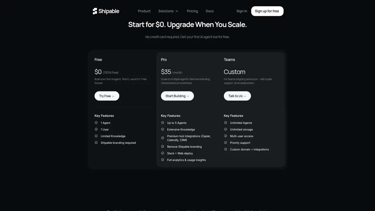 Shipable.ai - Screenshot 2