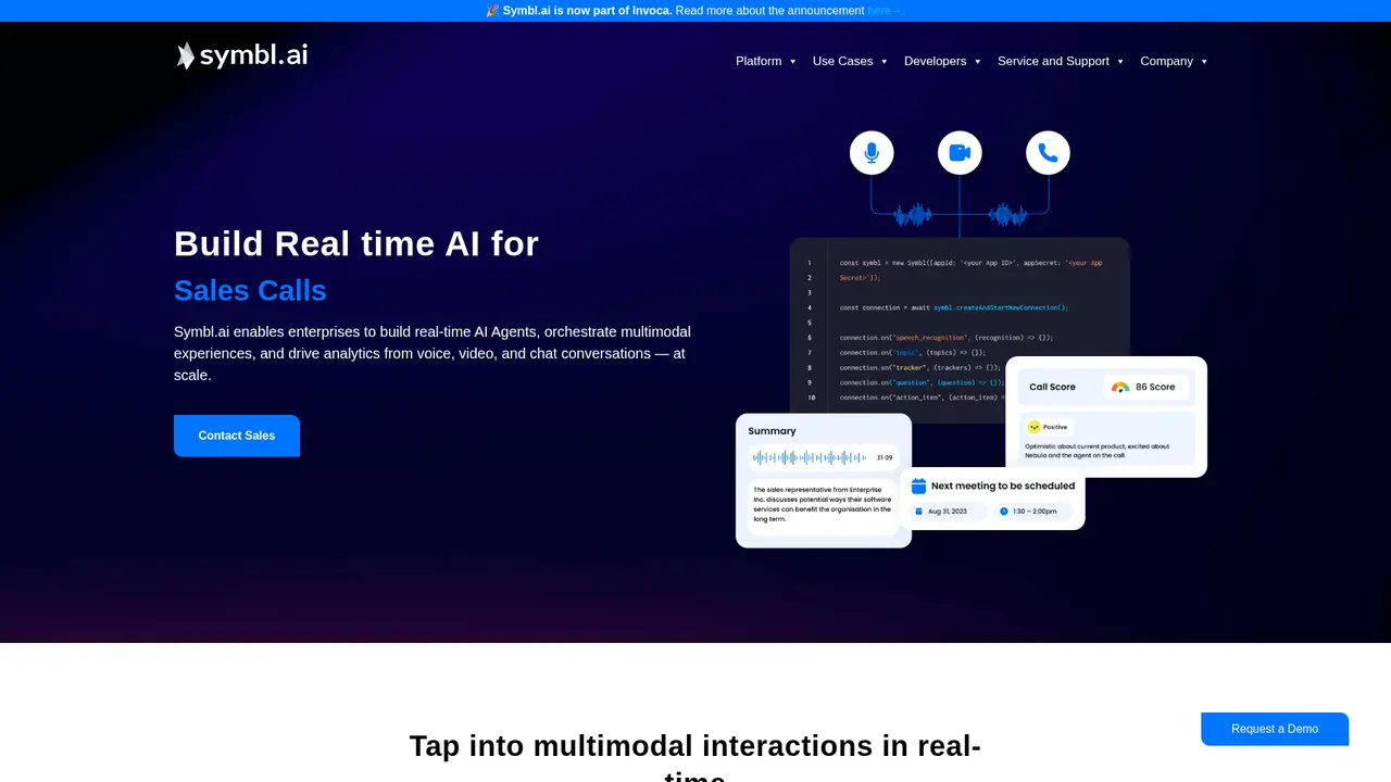 Symbl.ai - Main Image
