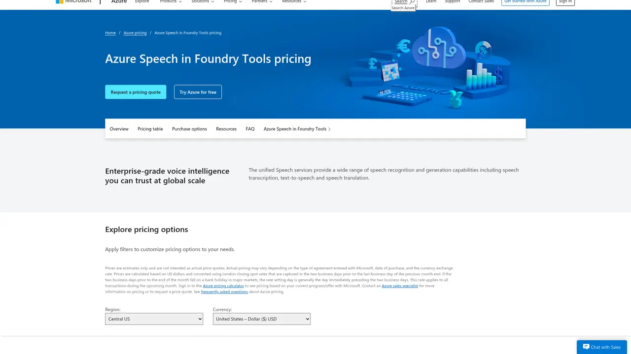 Azure Speech in Foundry Tools - Screenshot 2