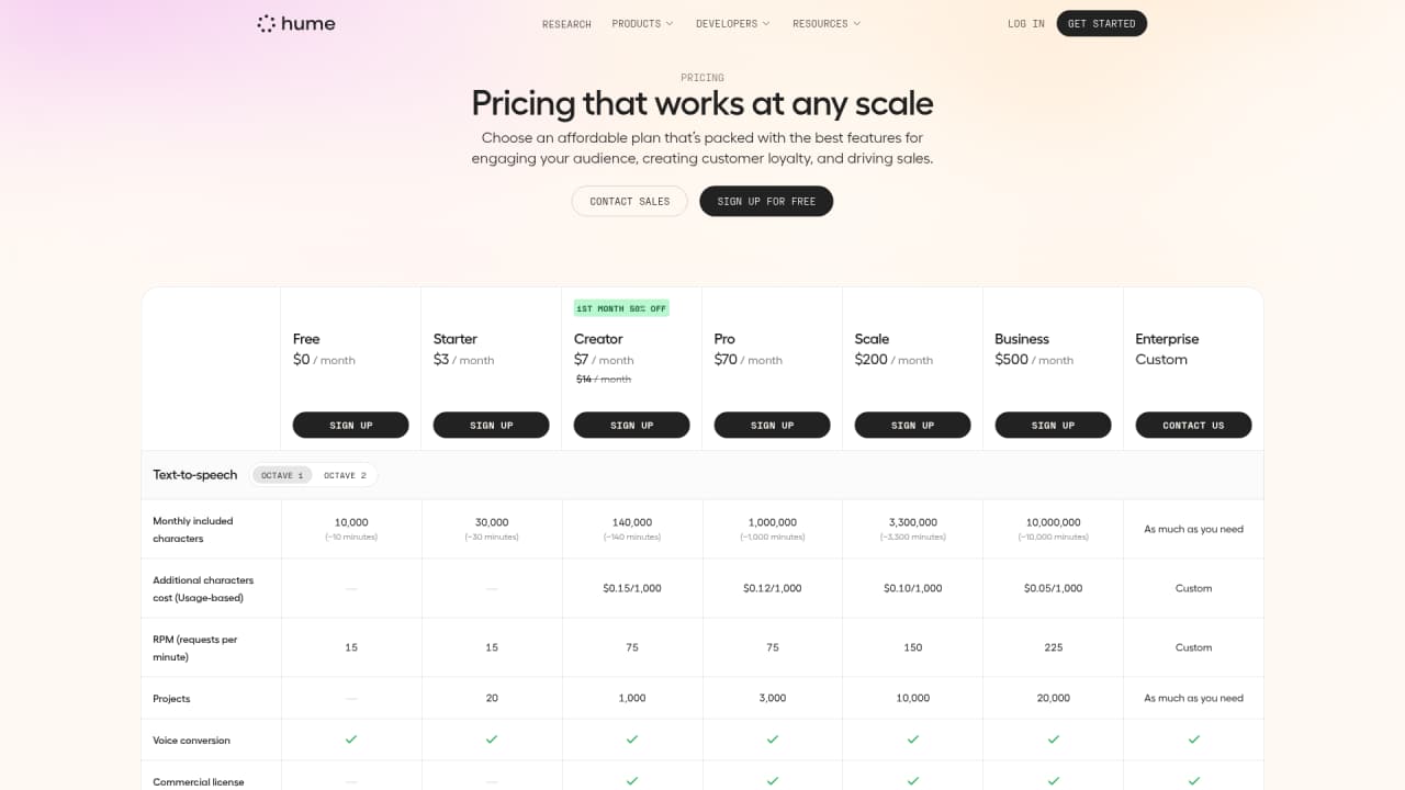 Hume AI - Screenshot 3