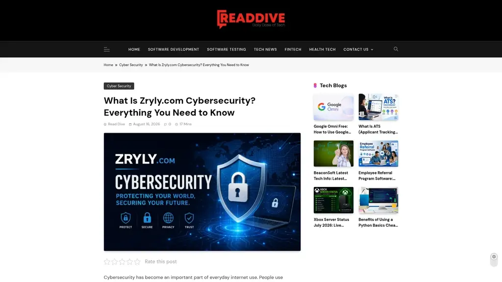 Readdive - Screenshot 4