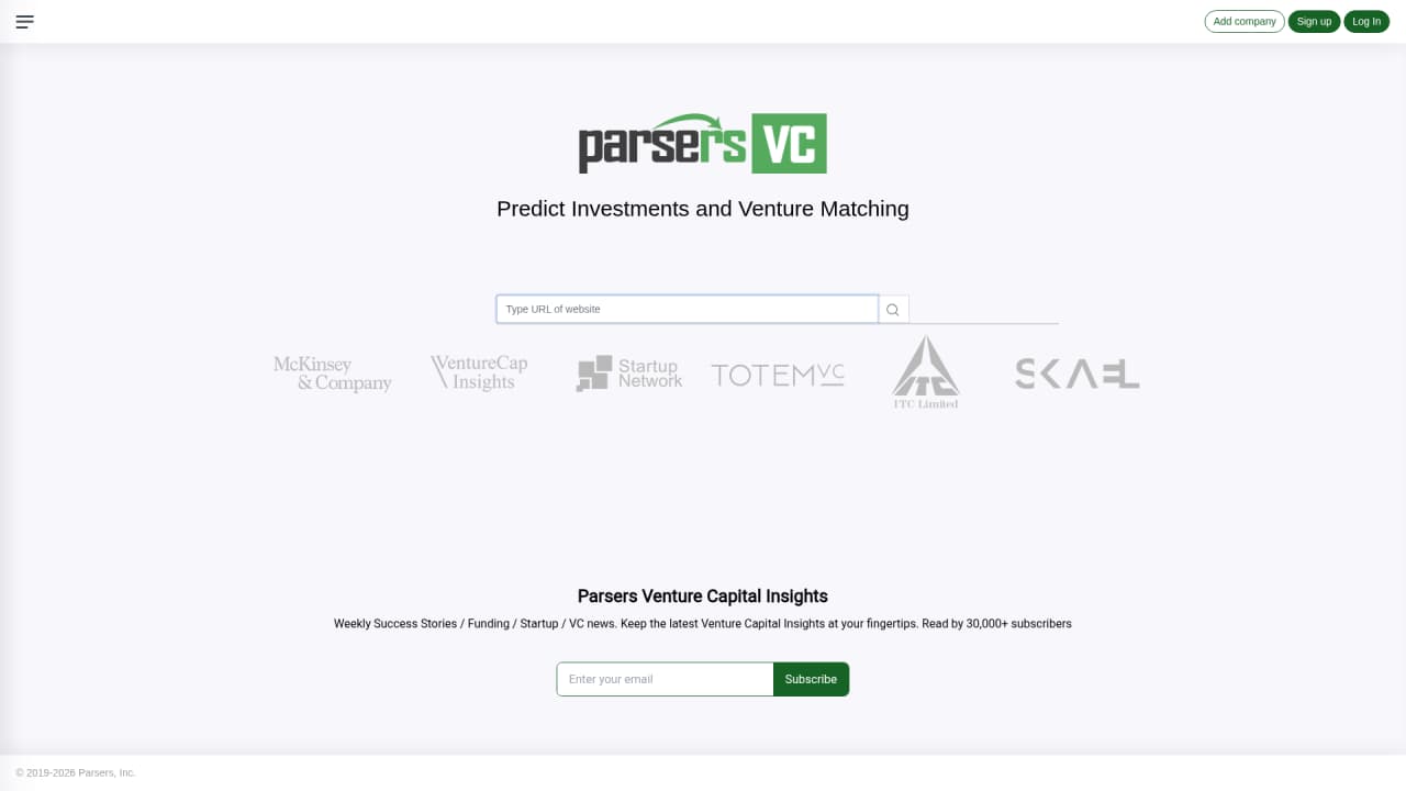 Parsers VC - Main Image