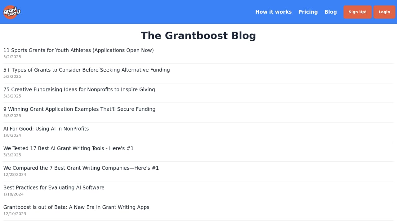 Grantboost - Screenshot 4