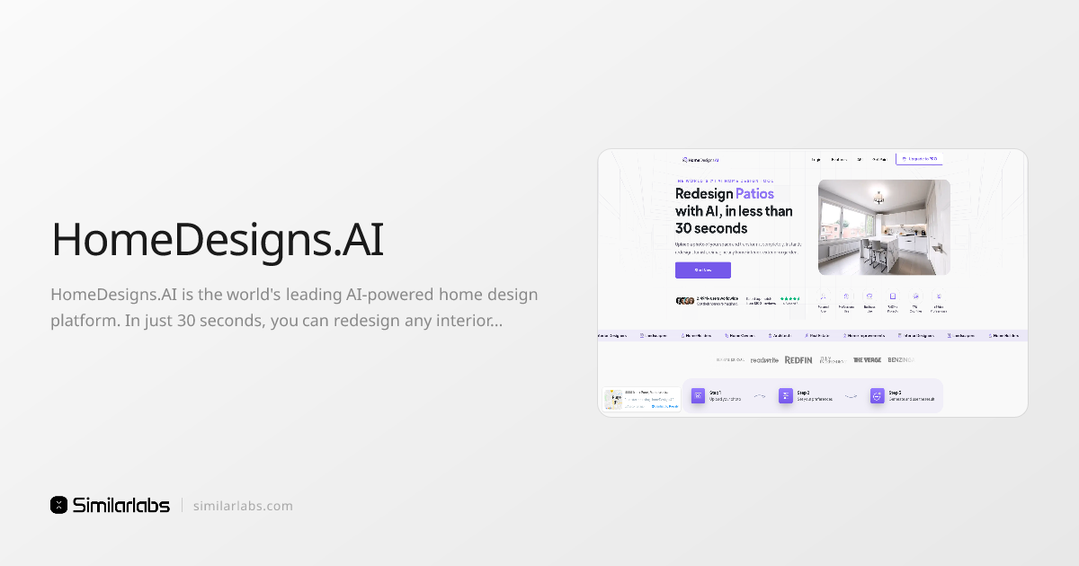 HomeDesigns.AI - AI-powered home design platform for stunning results ...