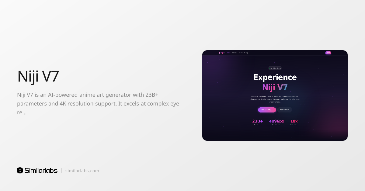 Niji V7 - The most advanced AI anime art generator for creators ...