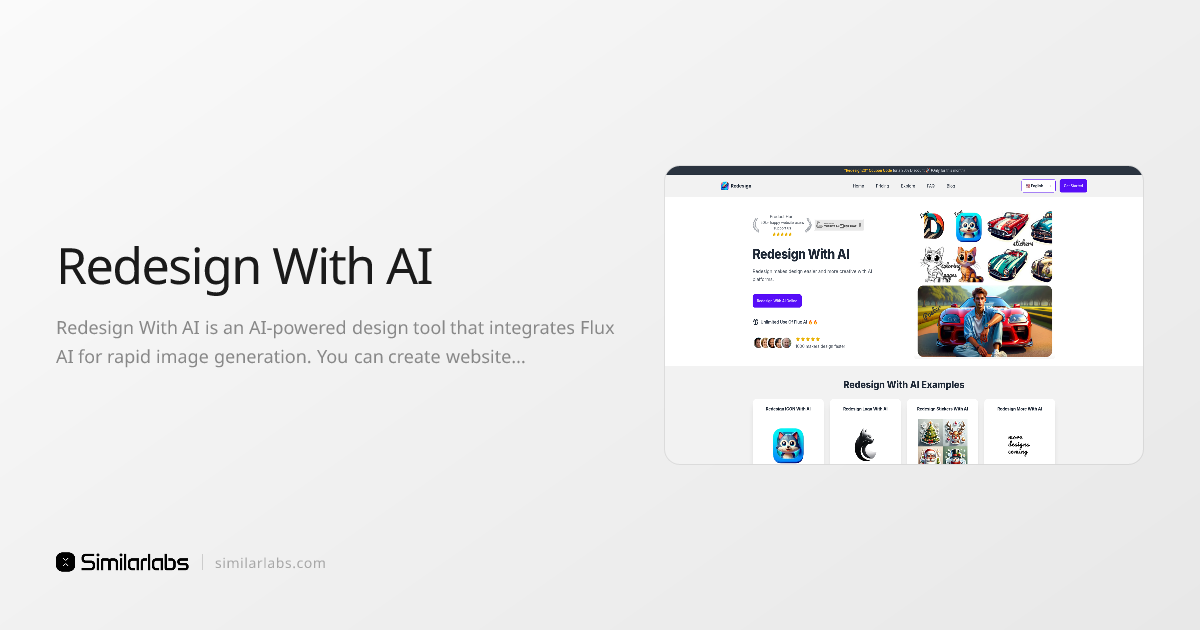 Redesign With AI - AI-powered design tool for rapid image creation ...