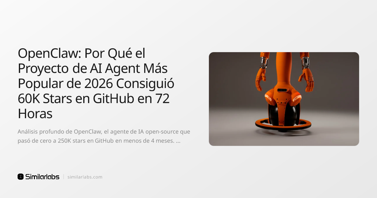 OpenClaw: Por Qué el Proyecto de AI Agent Más Popular de 2026 Consiguió ...