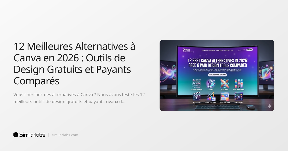 12 Meilleures Alternatives à Canva en 2026 : Outils de Design Gratuits ...